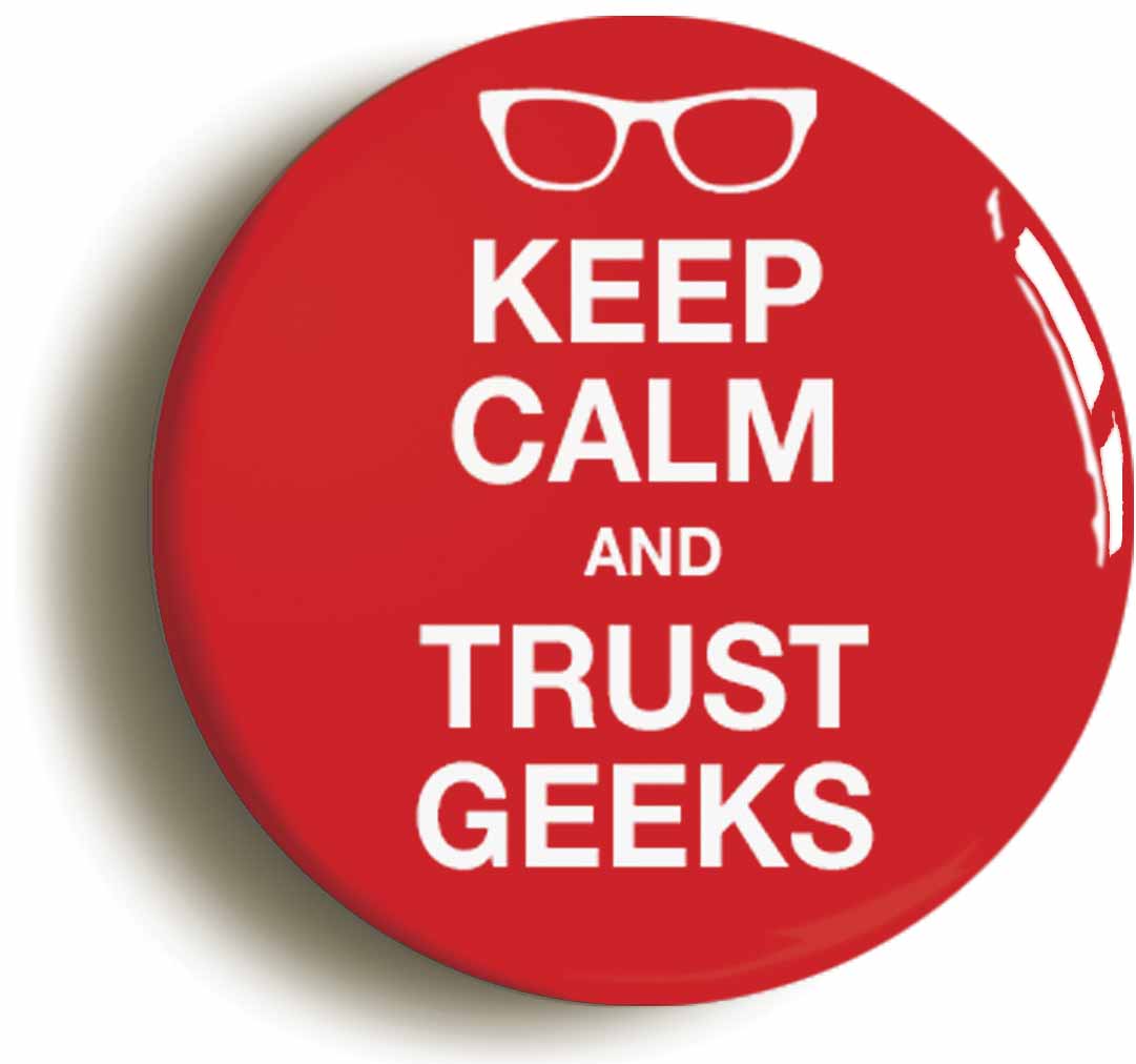 A picture of a button badge
