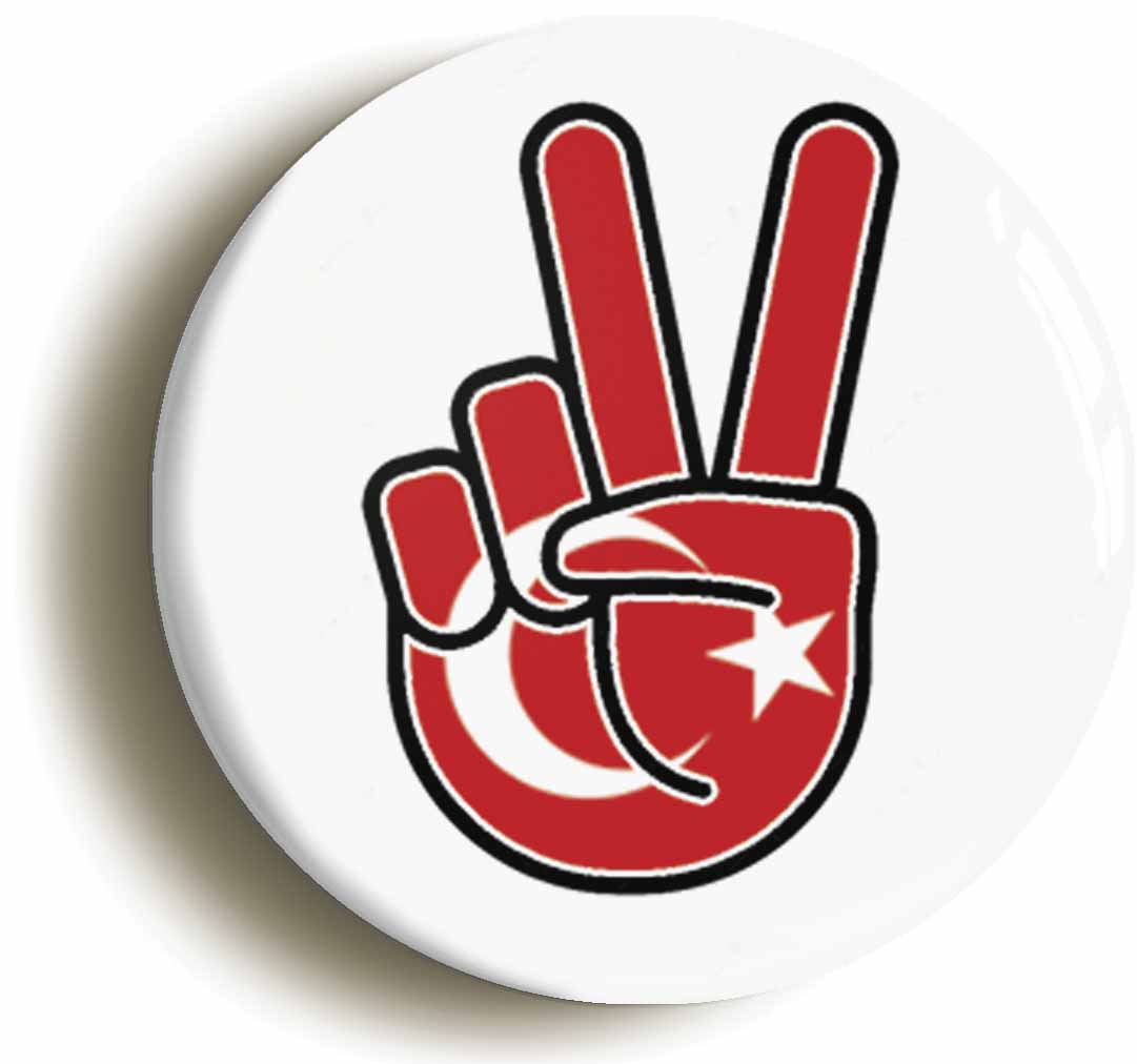 A picture of a button badge
