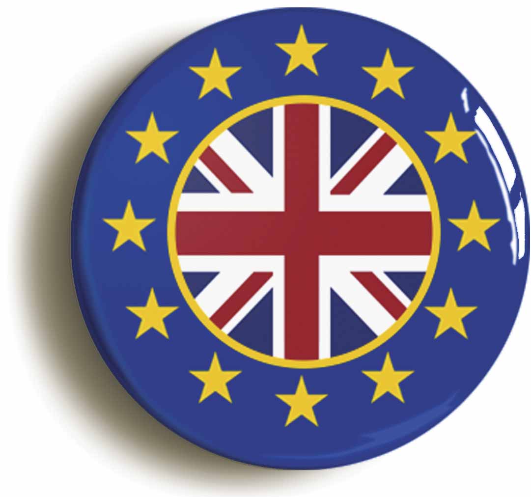 A picture of a button badge