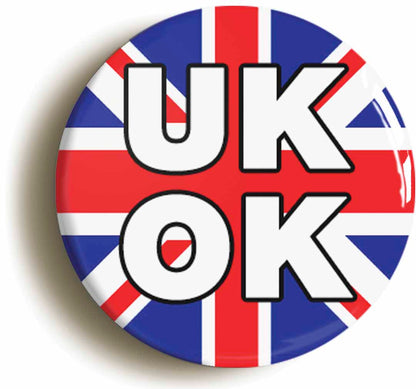 A picture of a button badge