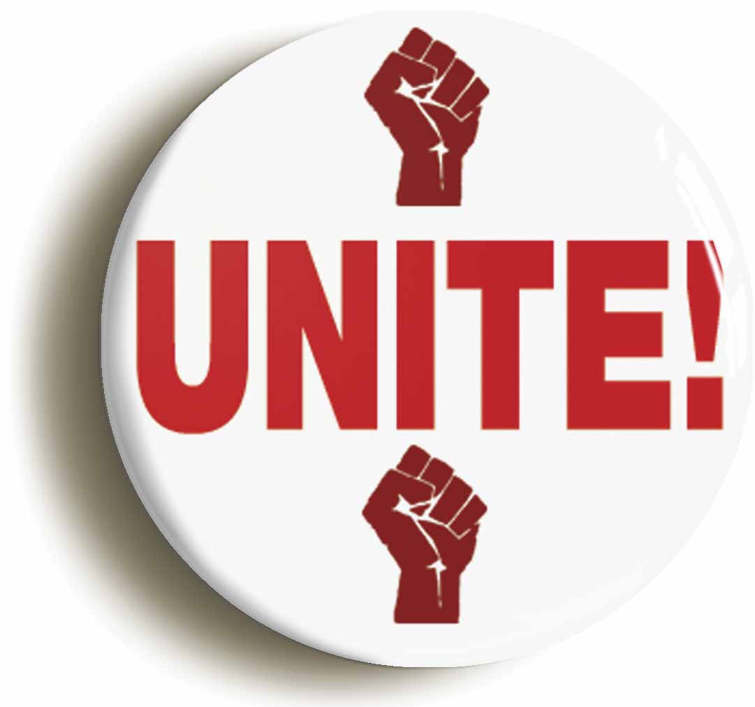A picture of a button badge