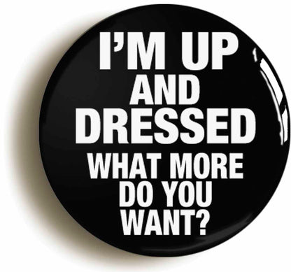 A picture of a button badge