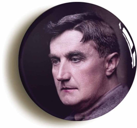 A picture of the front of the product, titled Ralph Vaughan Williams Classical Music Button Pin Badge