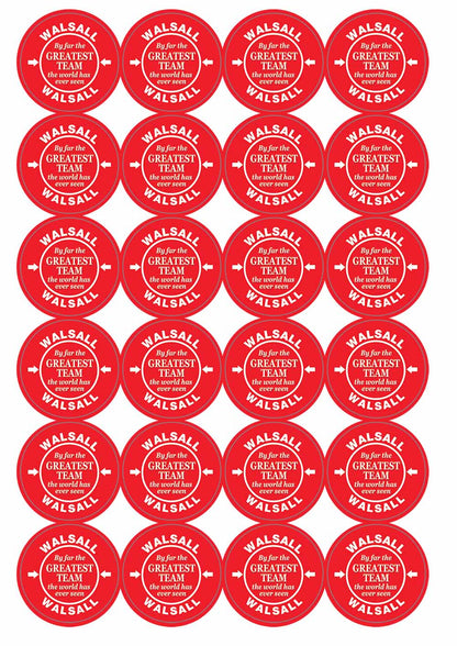 A picture of an A4 sheet of matte paper stickers
