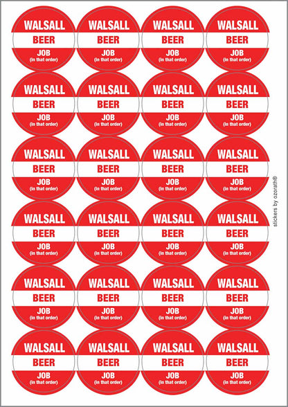 A picture of an A4 sheet of matte paper stickers