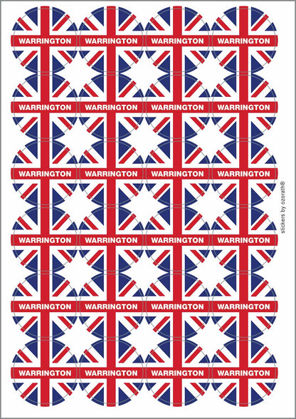 A picture of an A4 sheet of matte paper stickers