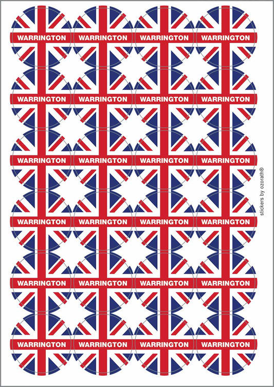 A picture of an A4 sheet of matte paper stickers