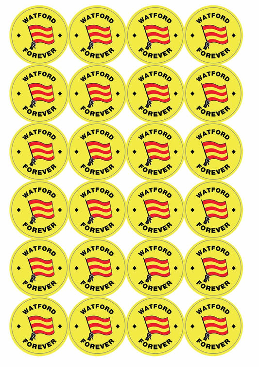 A picture of an A4 sheet of matte paper stickers