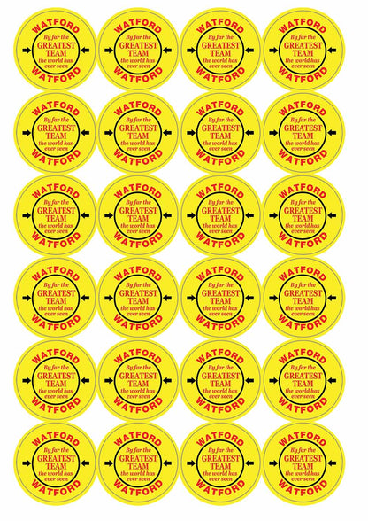 A picture of an A4 sheet of matte paper stickers