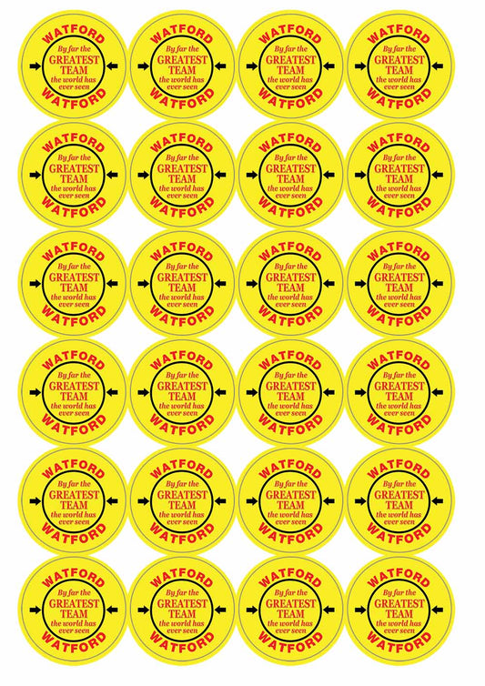 A picture of an A4 sheet of matte paper stickers