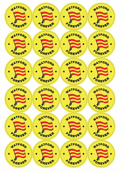 A picture of an A4 sheet of matte paper stickers