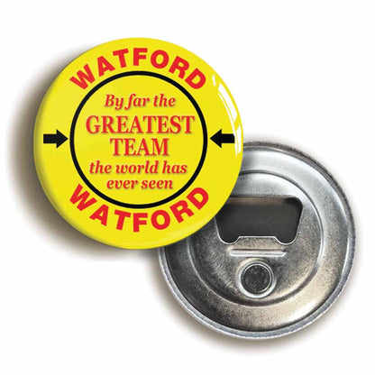 A picture of a bottle opener fridge magnet