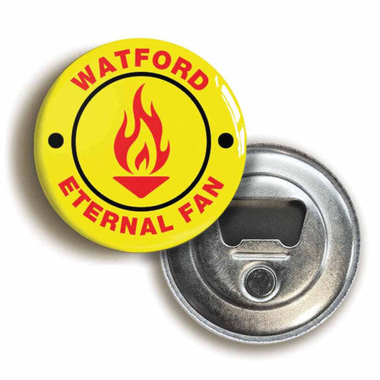 A picture of a bottle opener fridge magnet