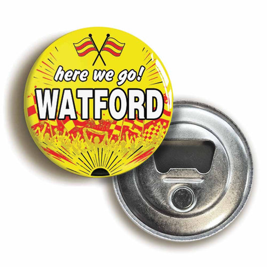 A picture of a bottle opener fridge magnet