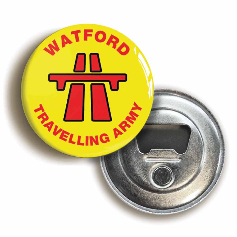 A picture of a bottle opener fridge magnet