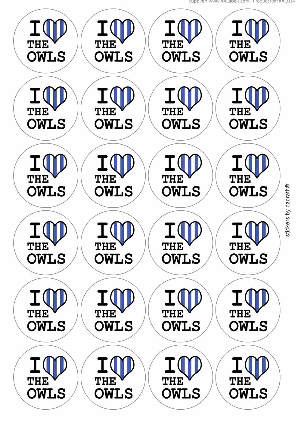 A picture of an A4 sheet of matte paper stickers