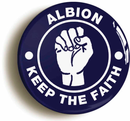 A picture of a button badge