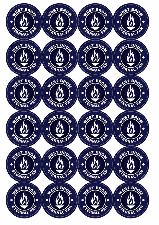 A picture of an A4 sheet of matte paper stickers