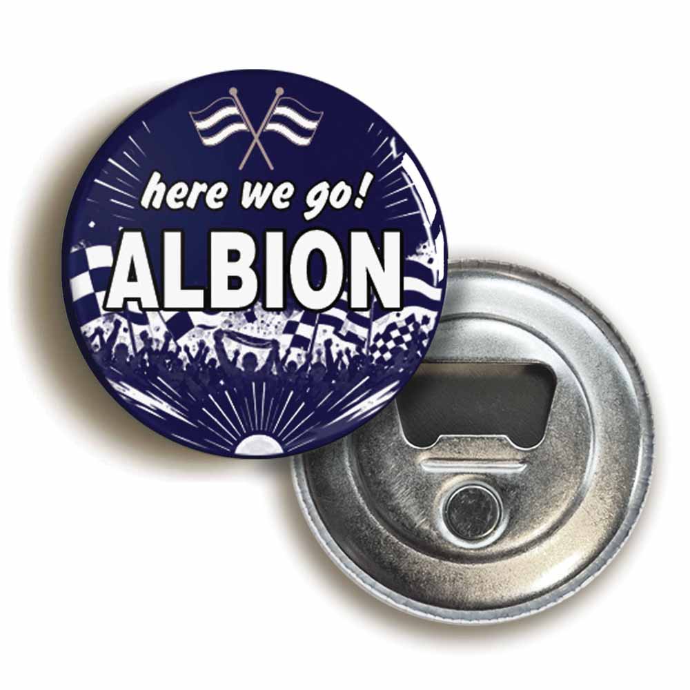 A picture of a bottle opener fridge magnet