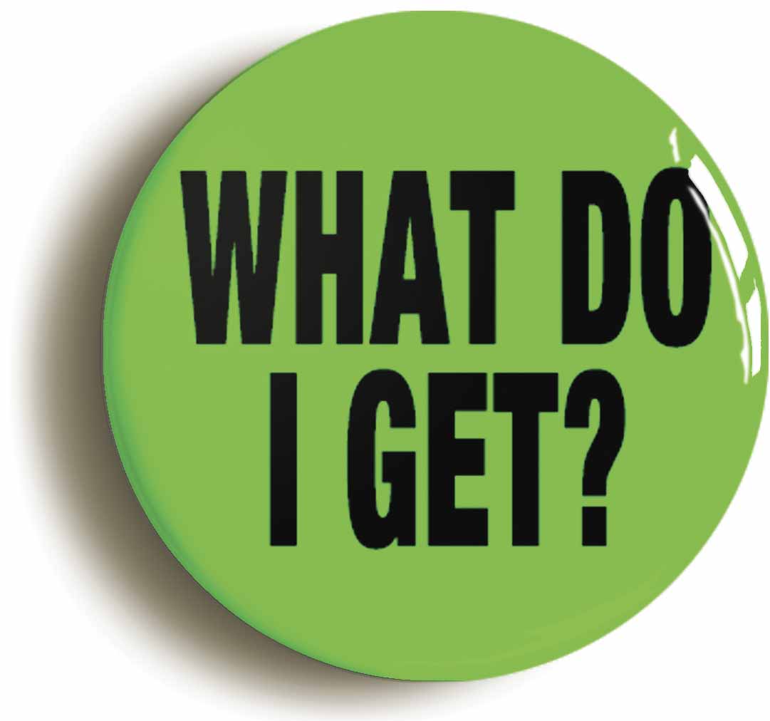 A picture of a button badge