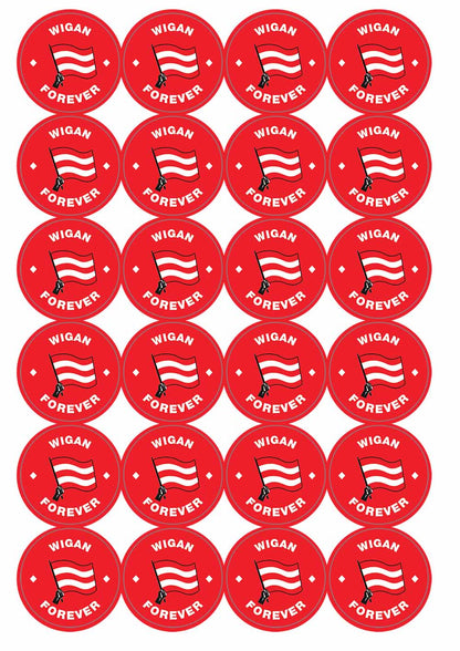 A picture of an A4 sheet of matte paper stickers