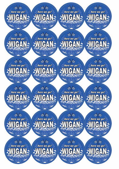 A picture of an A4 sheet of matte paper stickers