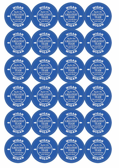 A picture of an A4 sheet of matte paper stickers
