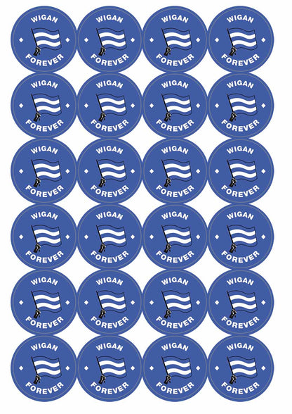 A picture of an A4 sheet of matte paper stickers