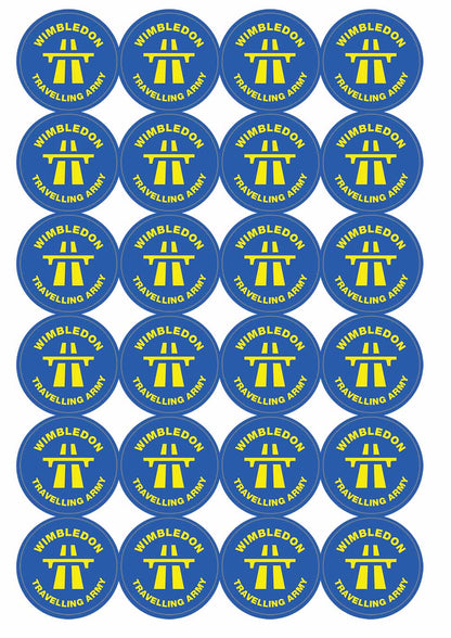 A picture of an A4 sheet of matte paper stickers