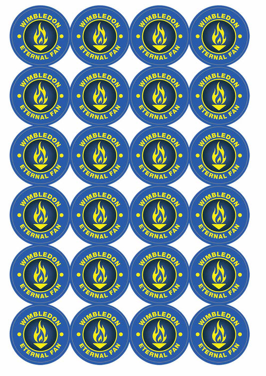 A picture of an A4 sheet of matte paper stickers