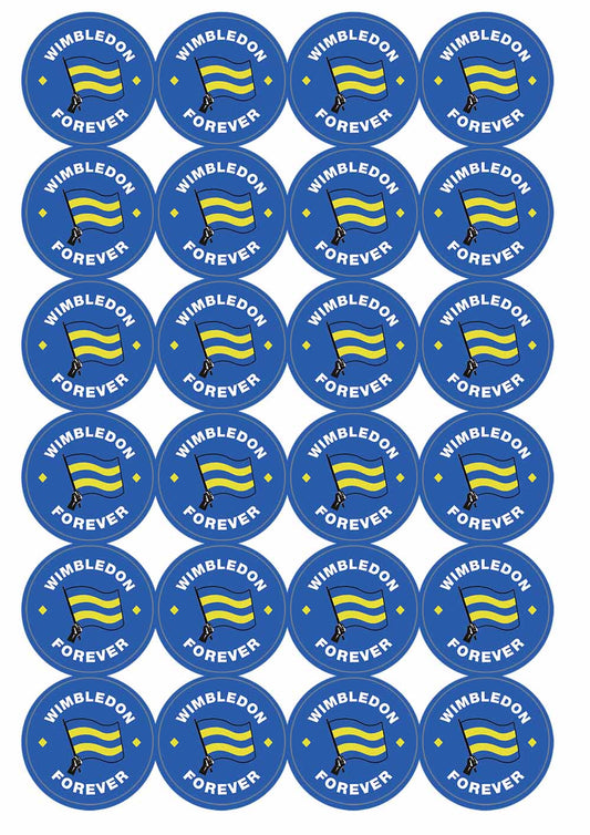 A picture of an A4 sheet of matte paper stickers