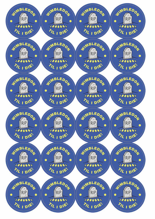 A picture of an A4 sheet of matte paper stickers