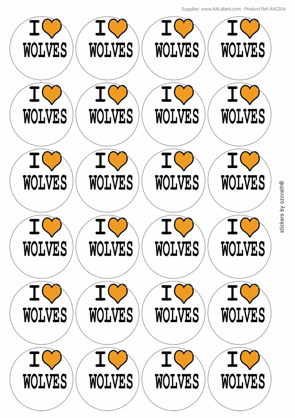 A picture of an A4 sheet of matte paper stickers