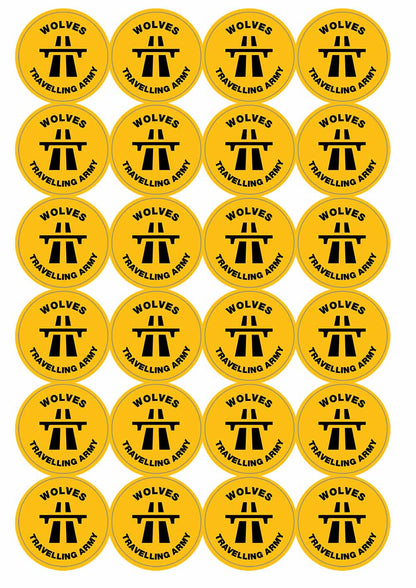 A picture of an A4 sheet of matte paper stickers