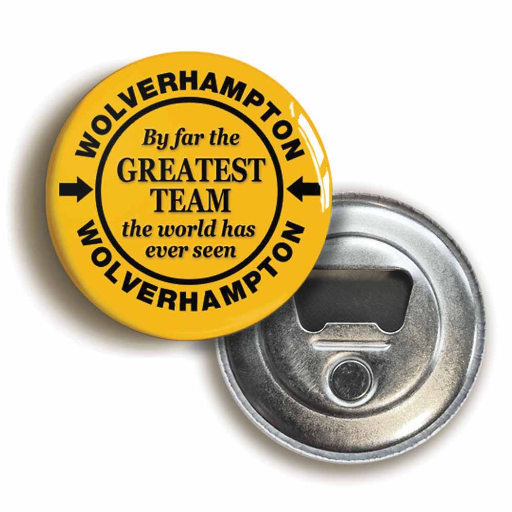 A picture of a bottle opener fridge magnet