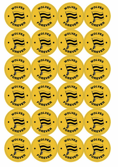 A picture of an A4 sheet of matte paper stickers