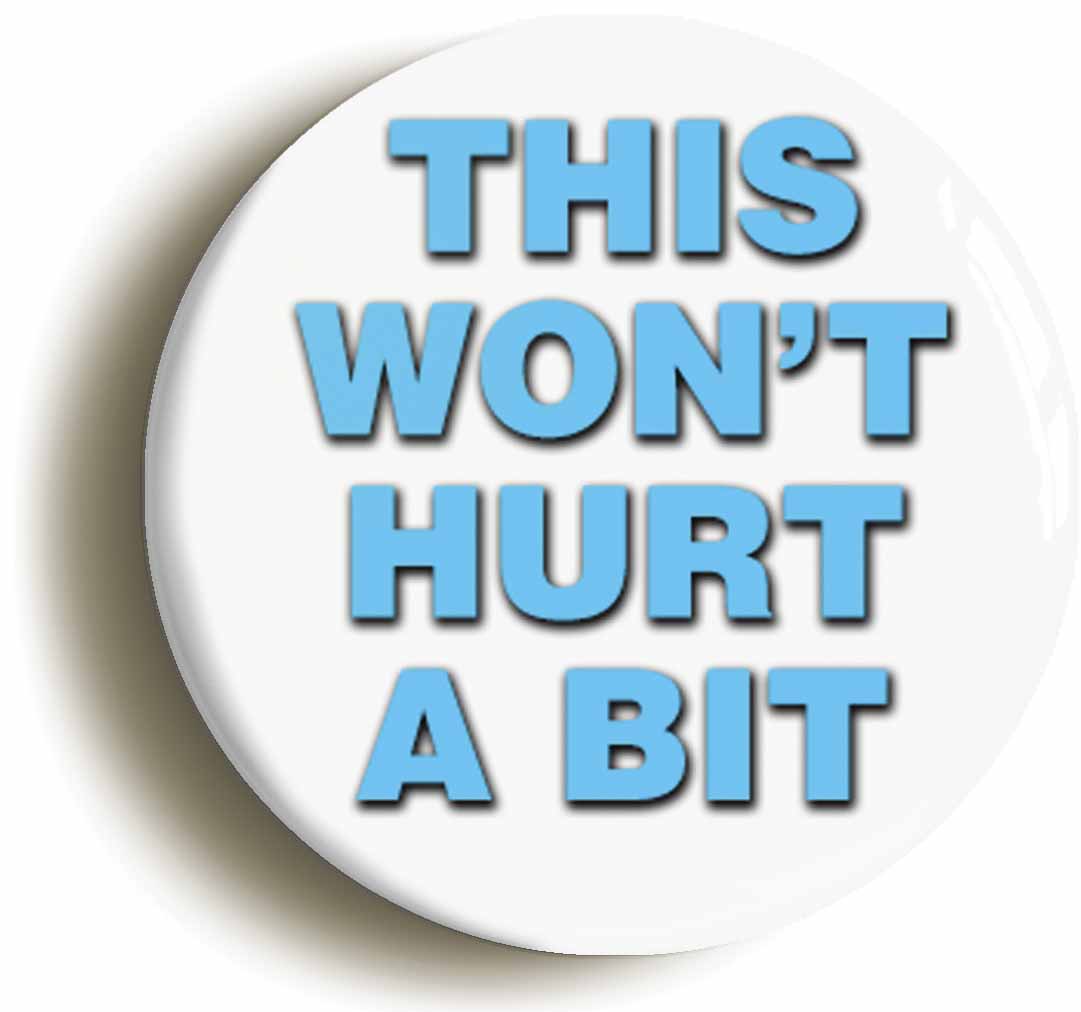 A picture of a button badge
