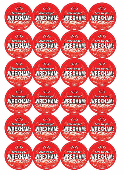 A picture of an A4 sheet of matte paper stickers