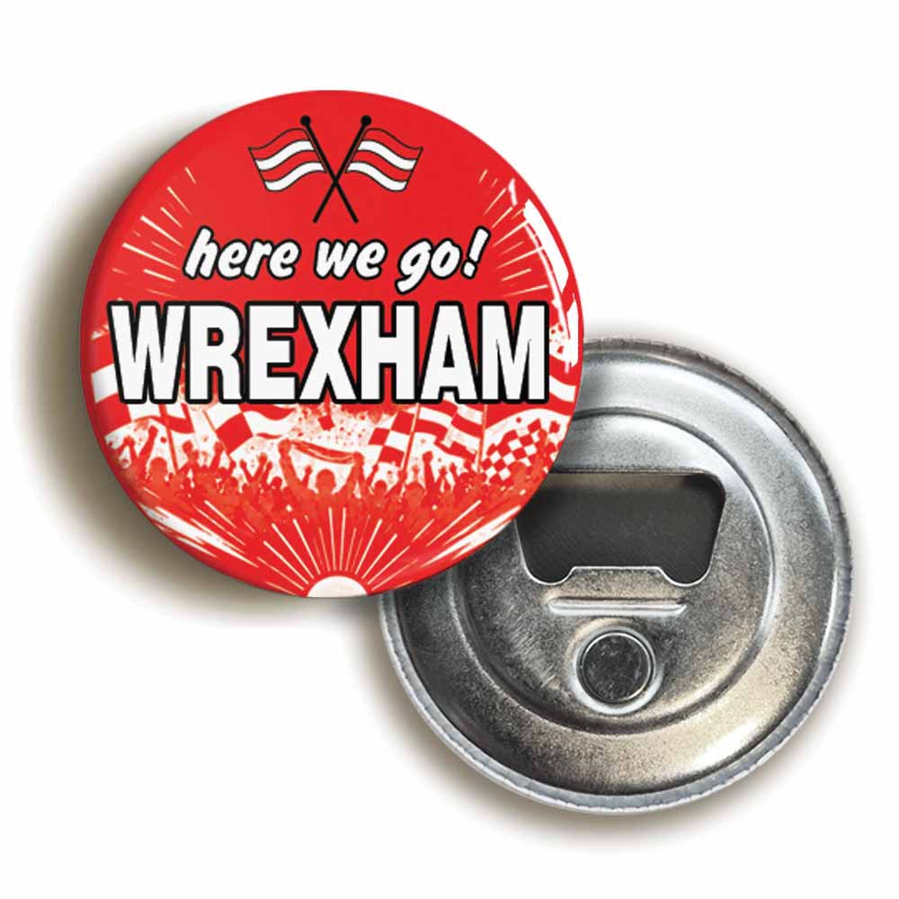 A picture of a bottle opener fridge magnet