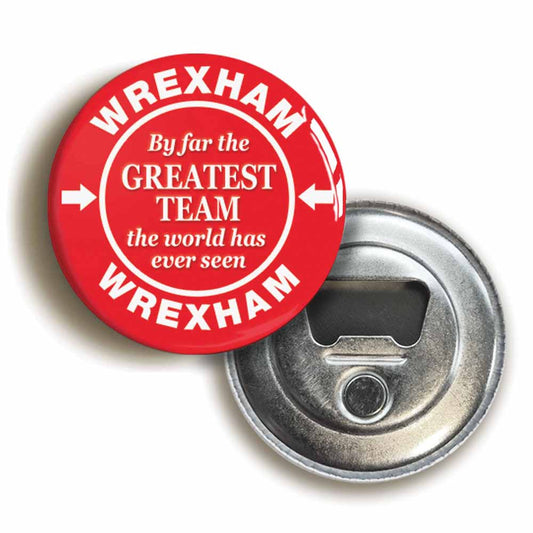 A picture of a bottle opener fridge magnet
