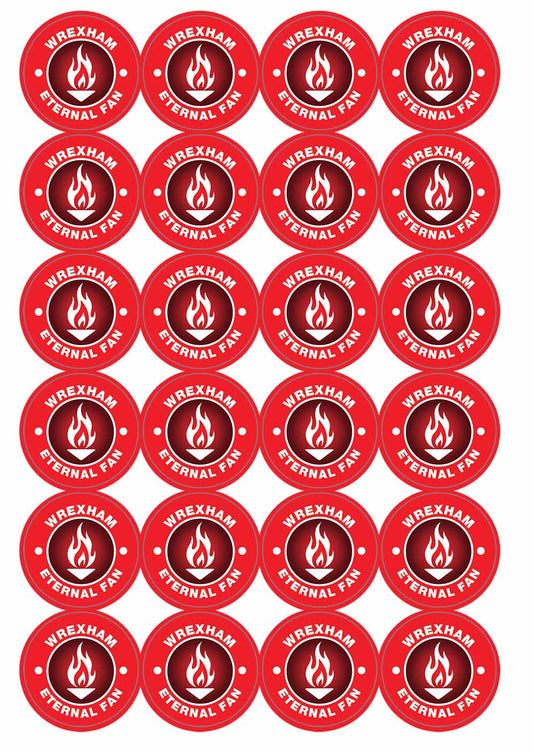 A picture of an A4 sheet of matte paper stickers