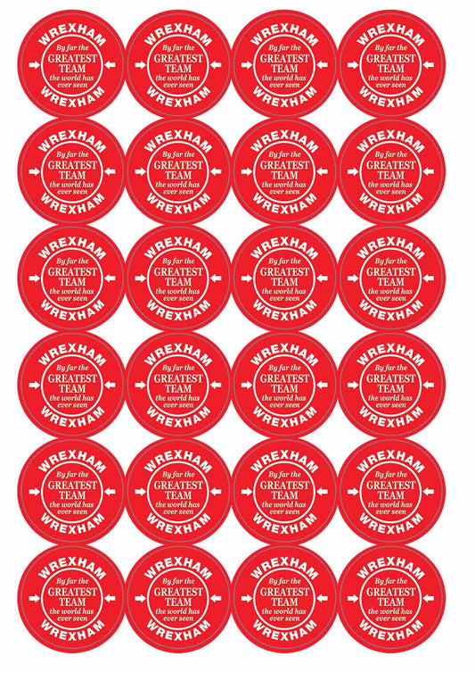 A picture of an A4 sheet of matte paper stickers