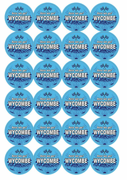 A picture of an A4 sheet of matte paper stickers