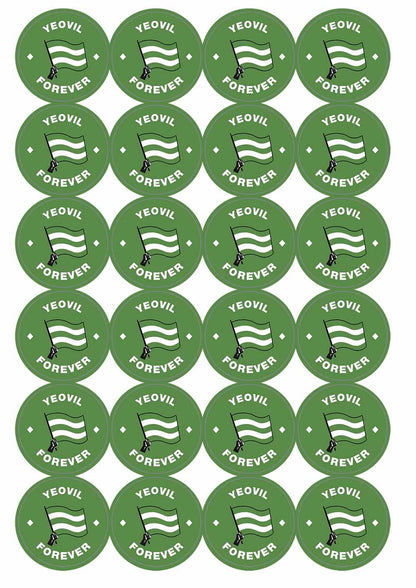 A picture of an A4 sheet of matte paper stickers
