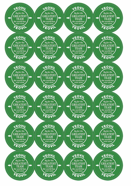 A picture of an A4 sheet of matte paper stickers