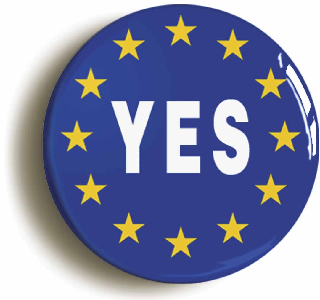 A picture of a button badge