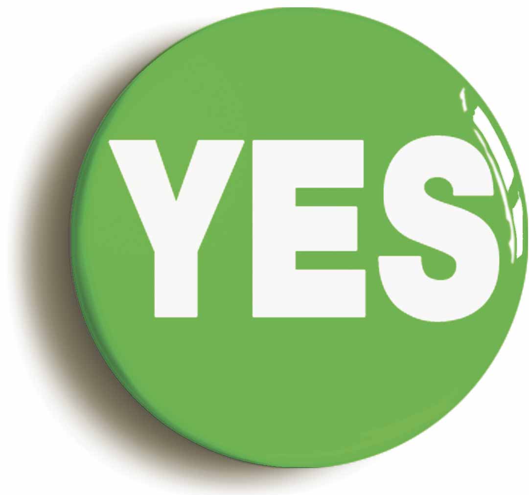 A picture of a button badge